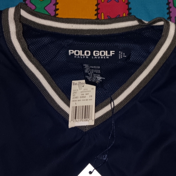New 90s Ralph Lauren Polo Golf Pullover Windbreaker Jacket Golfing Golfer - Picture 4 of 7